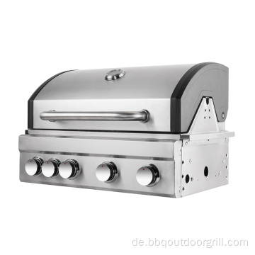 4 Brennergasgrill mit Heckinfrarotbrenner